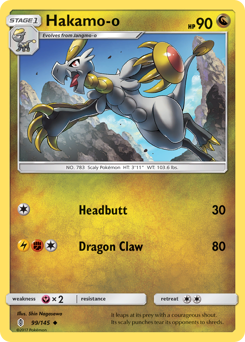Hakamo-o - Guardians Rising - #99 - Pokemon TCG card