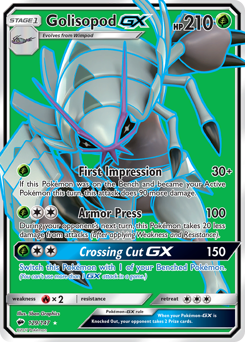 Golisopod-GX - Burning Shadows - #129 - Pokemon TCG card