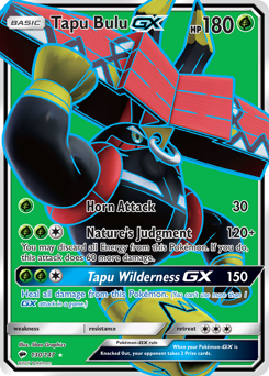 Tapu Bulu-GX #130 Tapu Bulu-GX - Burning Shadows - #130 - Pokemon TCG card
