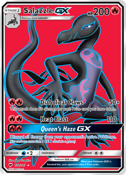 Salazzle-GX #132 Salazzle-GX - Burning Shadows - #132 - Pokemon TCG card