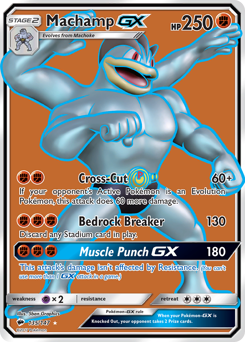 Machamp-GX - Burning Shadows - #135 - Pokemon TCG card