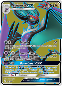 Noivern-GX - Burning Shadows - #141 - Pokemon TCG card
