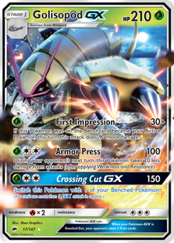 Golisopod-GX - Burning Shadows - #17 - Pokemon TCG card