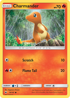 Charmander #18 Charmander - Burning Shadows - #18 - Pokemon TCG card
