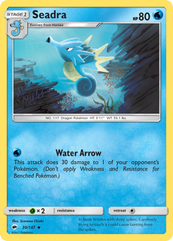 Seadra #30 Seadra - Burning Shadows - #30 - Pokemon TCG card