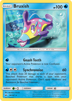Bruxish - Burning Shadows - #38 - Pokemon TCG card