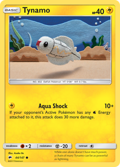 Tynamo #44 Tynamo - Burning Shadows - #44 - Pokemon TCG card