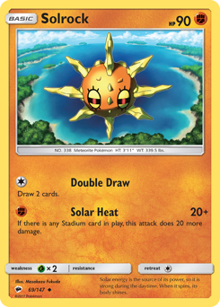 Solrock - Burning Shadows - #69 - Pokemon TCG card