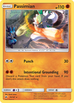Passimian - Burning Shadows - #79 - Pokemon TCG card