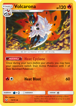 Volcarona #13 Volcarona - Shining Legends - #13 - Pokemon TCG card