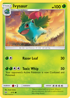 Ivysaur #2 Ivysaur - Shining Legends - #2 - Pokemon TCG card
