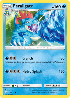 Feraligatr #20 Feraligatr - Shining Legends - #20 - Pokemon TCG card