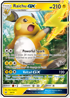 Raichu-GX #29 Raichu-GX - Shining Legends - #29 - Pokemon TCG card