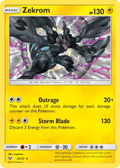 Zekrom - Shining Legends - #35 - Pokemon TCG card