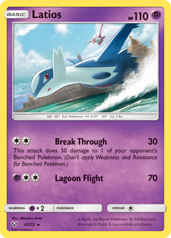 Latios - Shining Legends - #41 - Pokemon TCG card