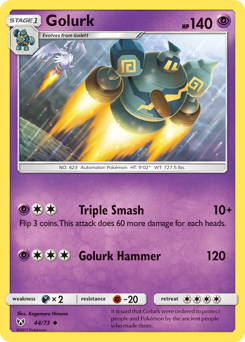 Golurk #44 Golurk - Shining Legends - #44 - Pokemon TCG card