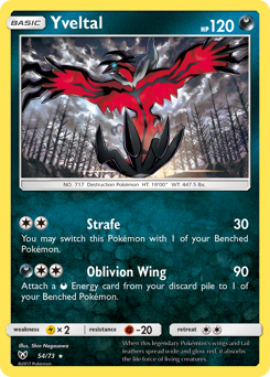 Yveltal - Shining Legends - #54 - Pokemon TCG card