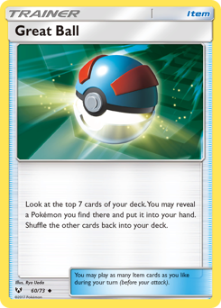Great Ball - Shining Legends - #60 - Pokemon TCG card