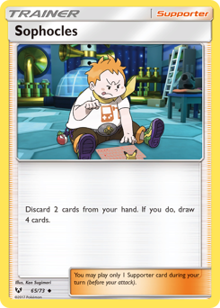 Sophocles - Shining Legends - #65 - Pokemon TCG card