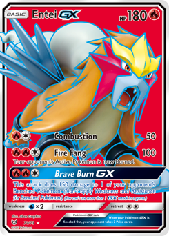 Entei-GX #71 Entei-GX - Shining Legends - #71 - Pokemon TCG card