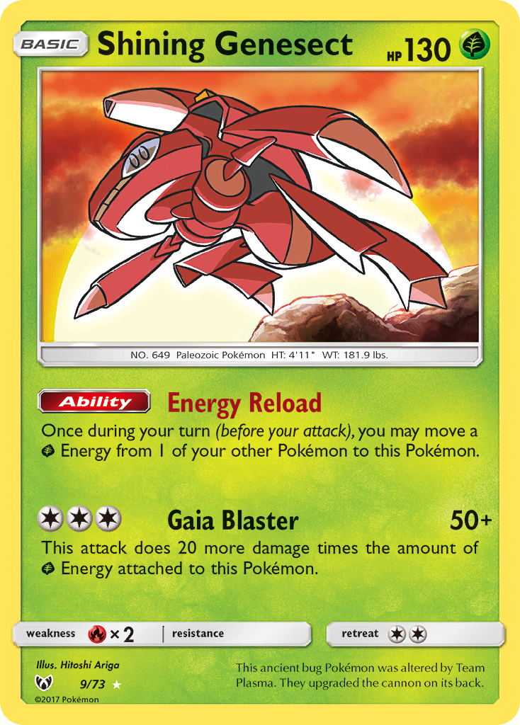 Shining Genesect - Shining Legends - #9 - Pokemon TCG card