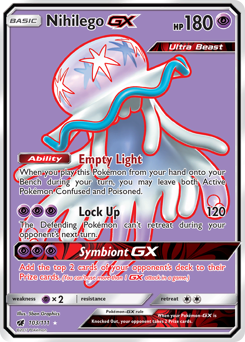 Nihilego-GX #103 Nihilego-GX - Crimson Invasion - #103 - Pokemon TCG card