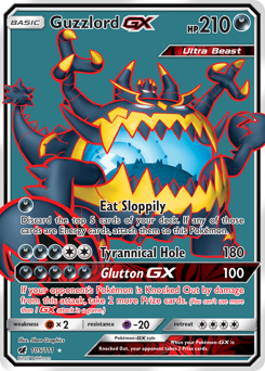 Guzzlord-GX #105 Guzzlord-GX - Crimson Invasion - #105 - Pokemon TCG card