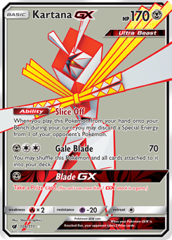 Kartana-GX #106 Kartana-GX - Crimson Invasion - #106 - Pokemon TCG card