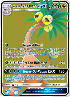 Alolan Exeggutor-GX #107 Alolan Exeggutor-GX - Crimson Invasion - #107 - Pokemon TCG card
