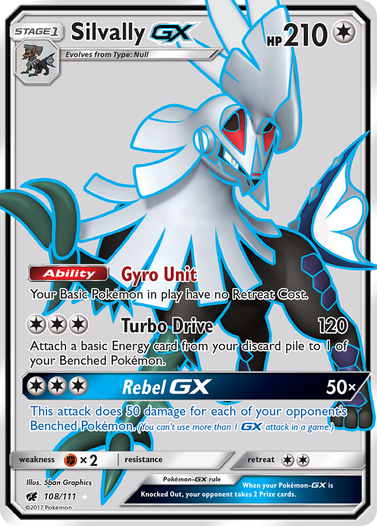 Silvally-GX - Crimson Invasion - #108 - Pokemon TCG card