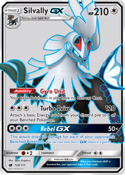 Silvally-GX - Crimson Invasion - #108 - Pokemon TCG card