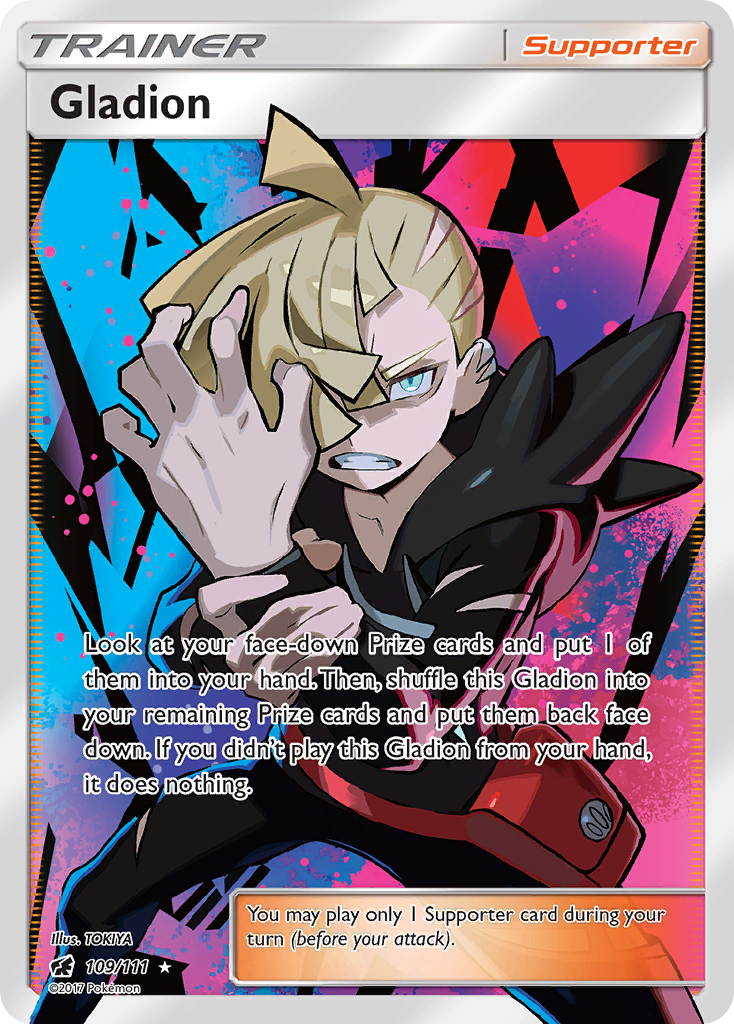 Gladion - Crimson Invasion - #109 - Pokemon TCG card