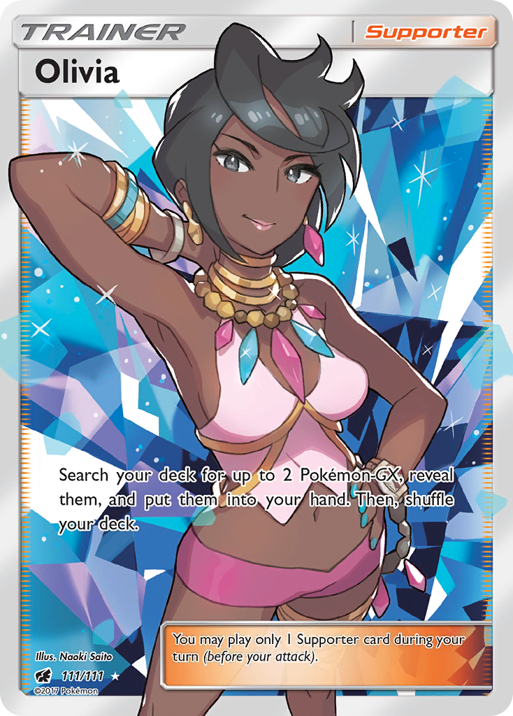 Olivia - Crimson Invasion - #111 - Pokemon TCG card