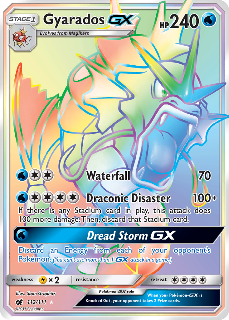Gyarados-GX - Crimson Invasion - #112 - Pokemon TCG card