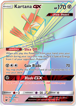 Kartana-GX #117 Kartana-GX - Crimson Invasion - #117 - Pokemon TCG card