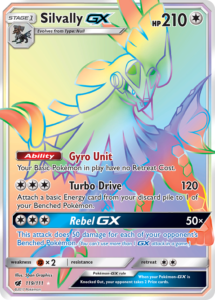Silvally-GX - Crimson Invasion - #119 - Pokemon TCG card