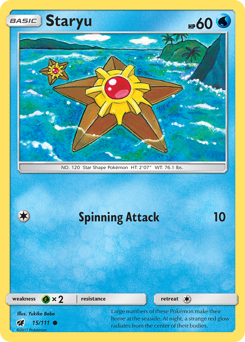 Staryu - Crimson Invasion - #15 - Pokemon TCG card