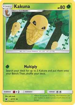 Kakuna #2 Kakuna - Crimson Invasion - #2 - Pokemon TCG card