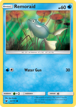 Remoraid - Crimson Invasion - #22 - Pokemon TCG card