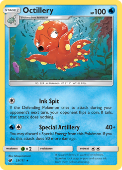 Octillery - Crimson Invasion - #23 - Pokemon TCG card