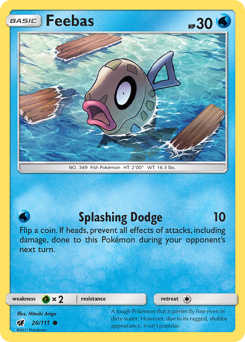 Feebas #26 Feebas - Crimson Invasion - #26 - Pokemon TCG card