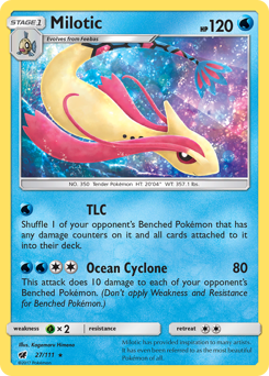 Milotic #27 Milotic - Crimson Invasion - #27 - Pokemon TCG card