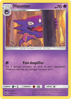 Haunter - Crimson Invasion - #37 - Pokemon TCG card