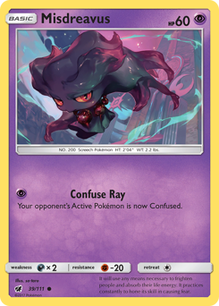 Misdreavus #39 Misdreavus - Crimson Invasion - #39 - Pokemon TCG card