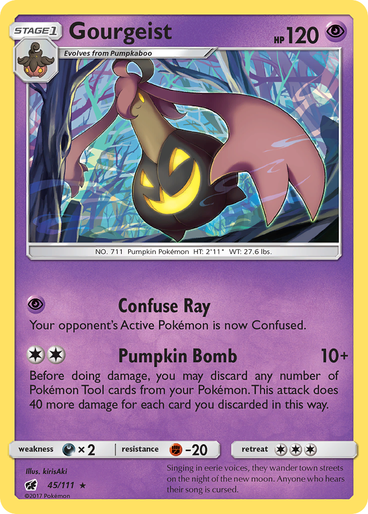 Gourgeist - Crimson Invasion - #45 - Pokemon TCG card