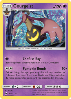 Gourgeist #45 Gourgeist - Crimson Invasion - #45 - Pokemon TCG card