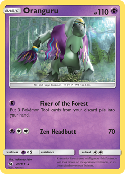 Oranguru #48 Oranguru - Crimson Invasion - #48 - Pokemon TCG card