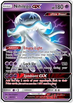 Nihilego-GX #49 Nihilego-GX - Crimson Invasion - #49 - Pokemon TCG card