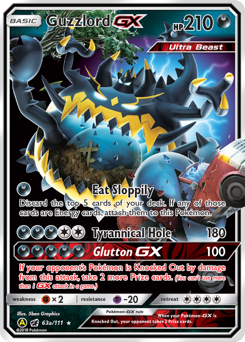 Guzzlord-GX #63a Guzzlord-GX - Crimson Invasion - #63a - Pokemon TCG card