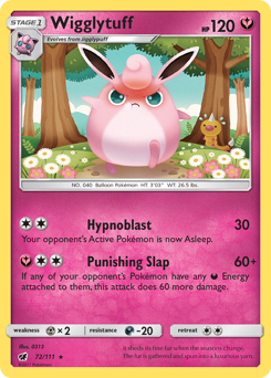 Wigglytuff - Crimson Invasion - #72 - Pokemon TCG card